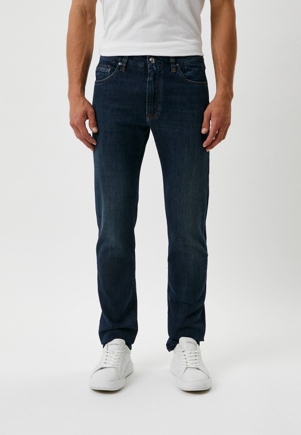 мужские прямые джинсы cortigiani, синие