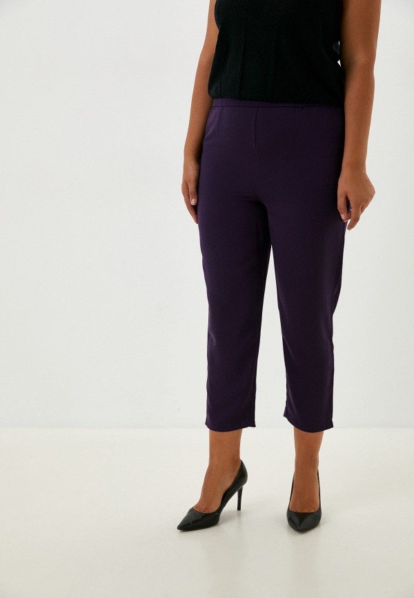 женские прямые брюки jimmy sanders, фиолетовые