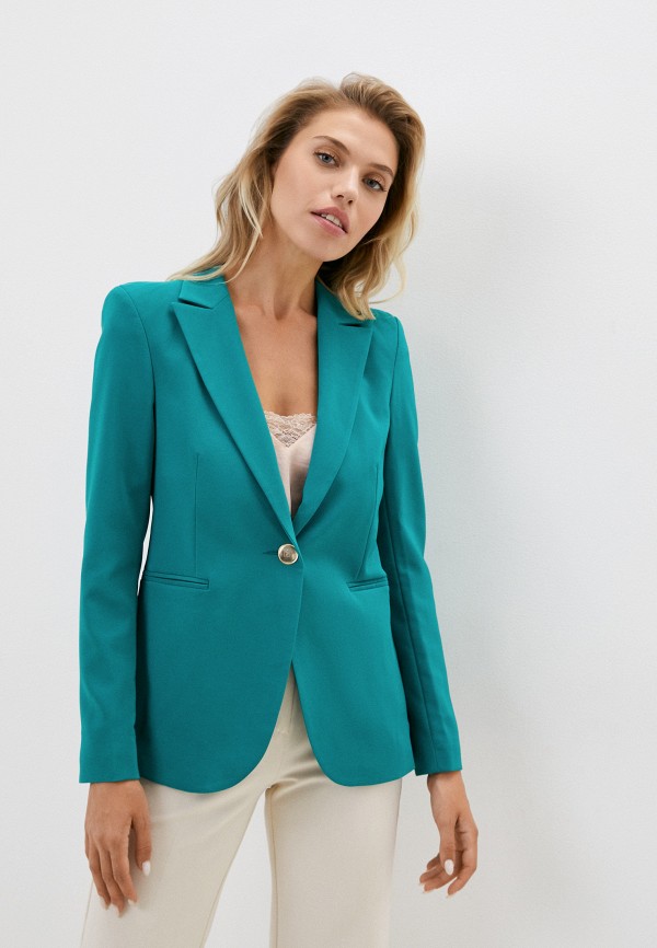 женский пиджак rinascimento, зеленый