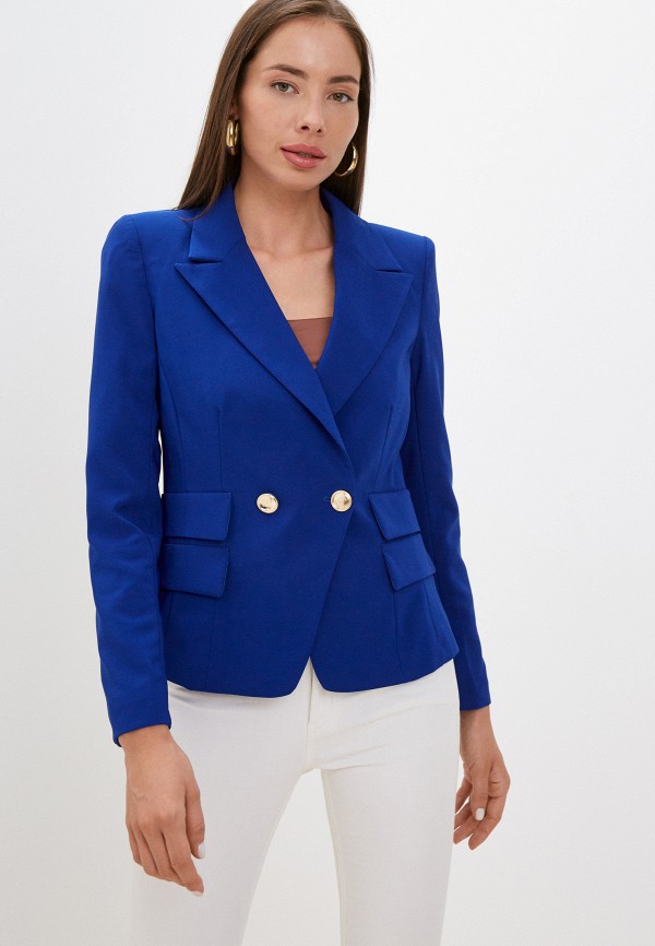женский пиджак rinascimento, синий