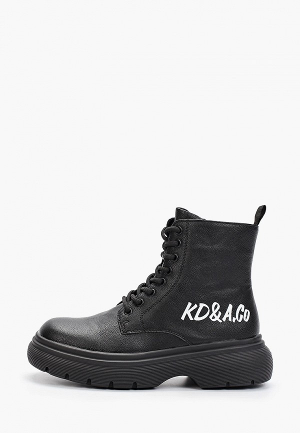 ботинки keddo для девочки, черные