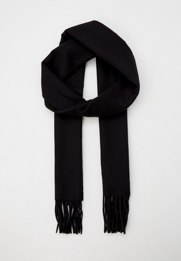 женский шарф moschino, черный