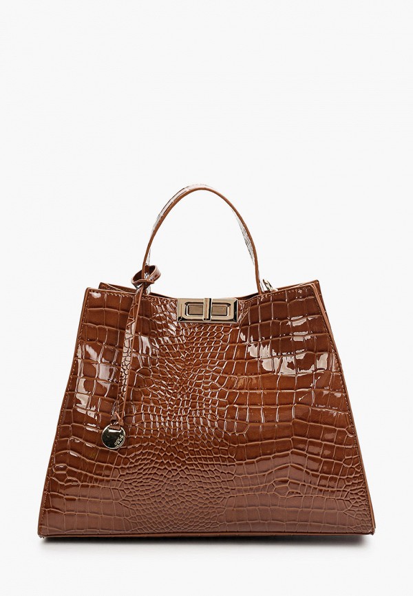 женская сумка pola, коричневая