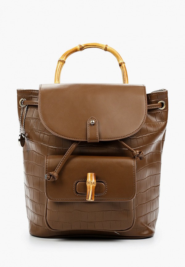 женский рюкзак pola, коричневый