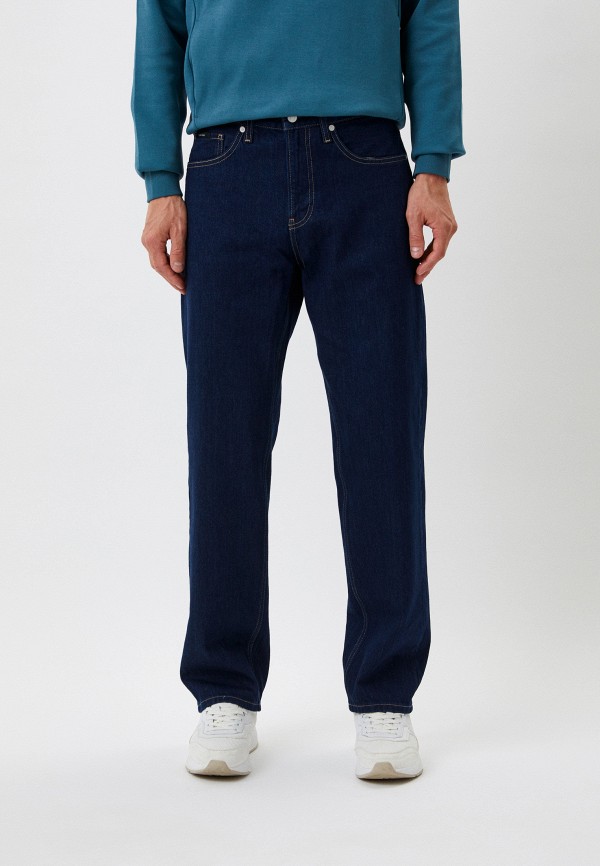 мужские прямые джинсы calvin klein, синие