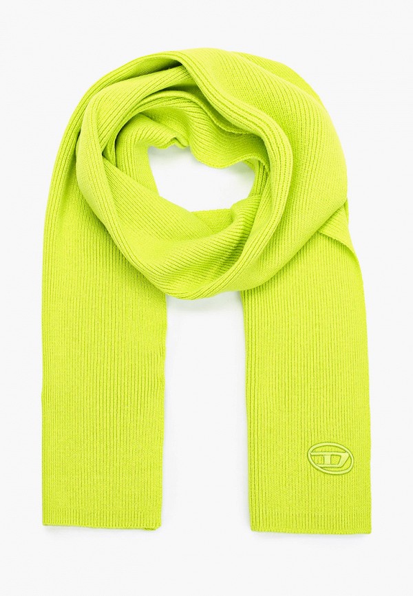женский шарф diesel, зеленый