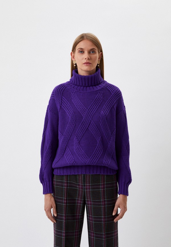 женский свитер luisa spagnoli, фиолетовый