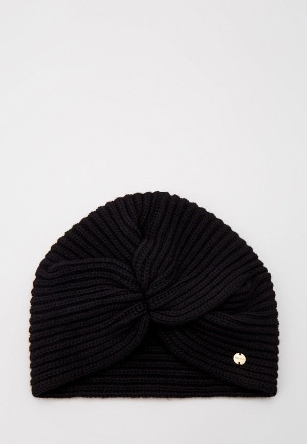 женская шапка coccinelle, черная