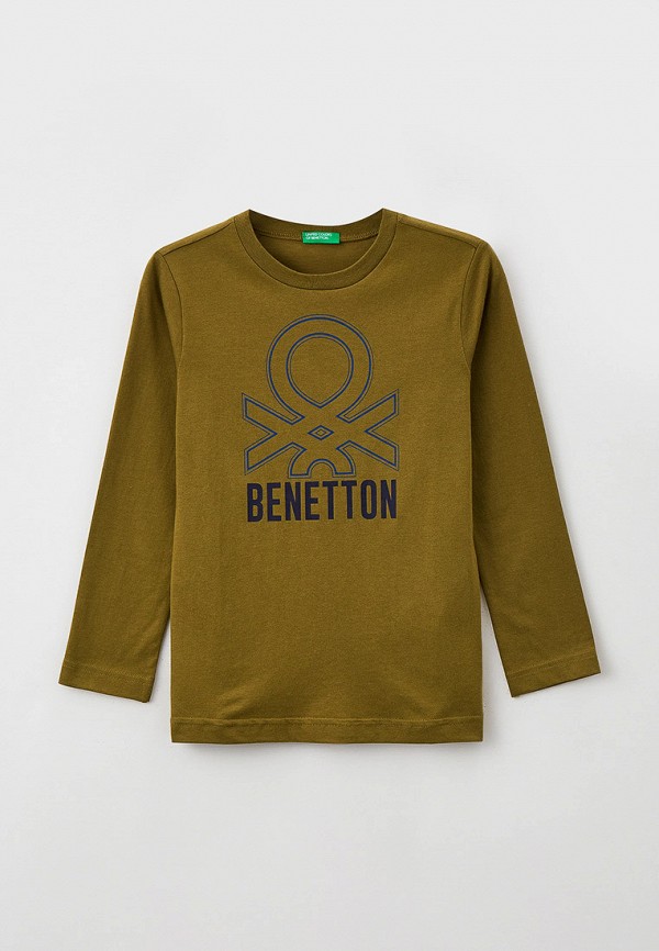 лонгслив united colors of benetton для мальчика, хаки