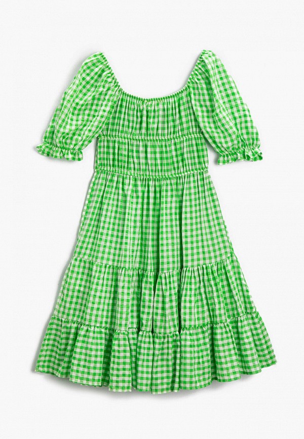 повседневные платье koton для девочки, зеленое