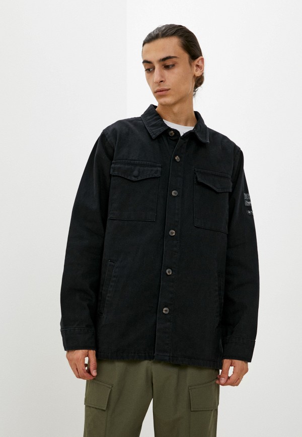 мужская джинсовые куртка rnt23, черная