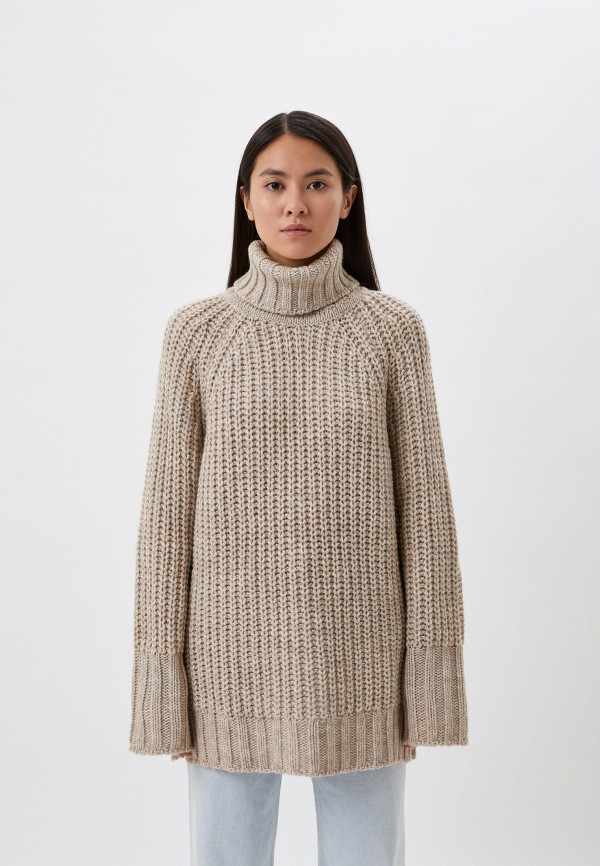 женский свитер pietro brunelli milano, бежевый