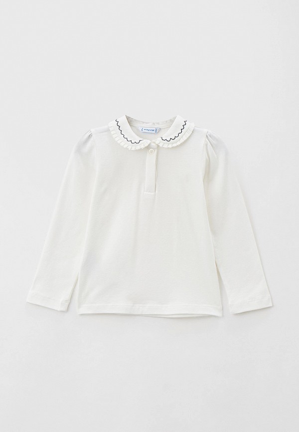 блузка mayoral для девочки, белая
