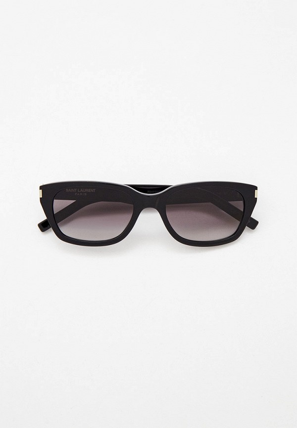 женские солнцезащитные очки saint laurent, черные