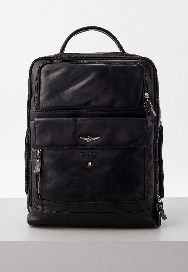 мужской рюкзак aeronautica militare, черный