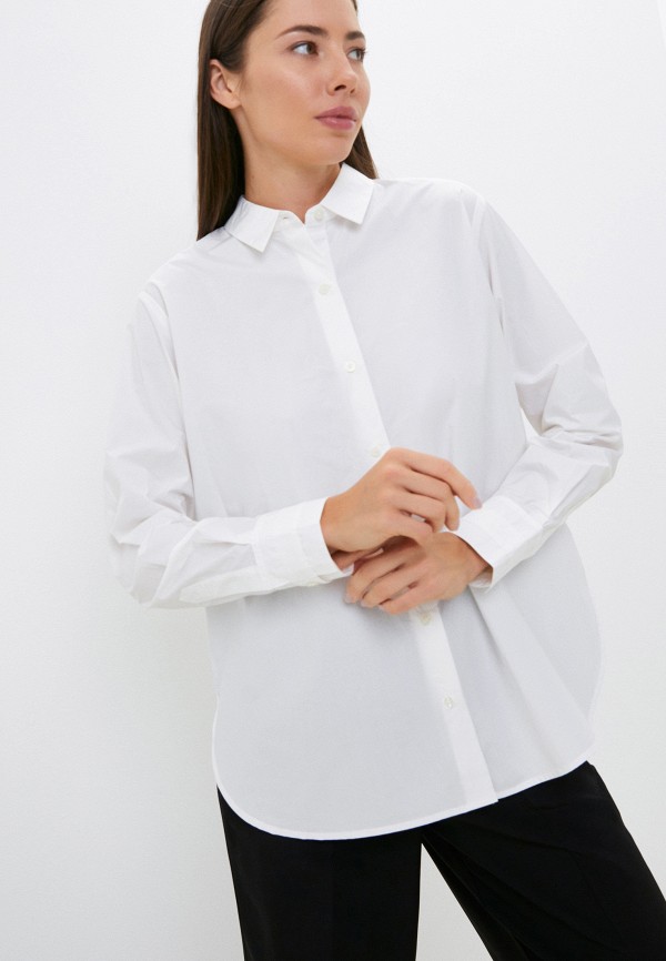 женская рубашка с длинным рукавом scotch&soda, белая