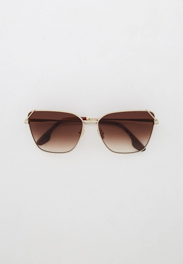 женские солнцезащитные очки victoria beckham, коричневые