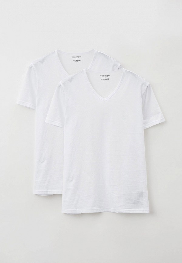 мужская футболка emporio armani, белая