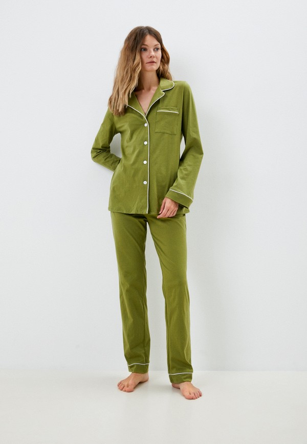 женская пижама rene santi, зеленая