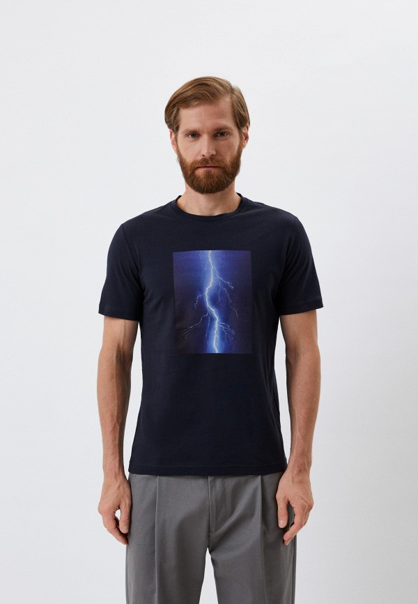 мужская футболка pal zileri, синяя