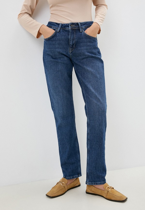 женские прямые джинсы mexx, синие