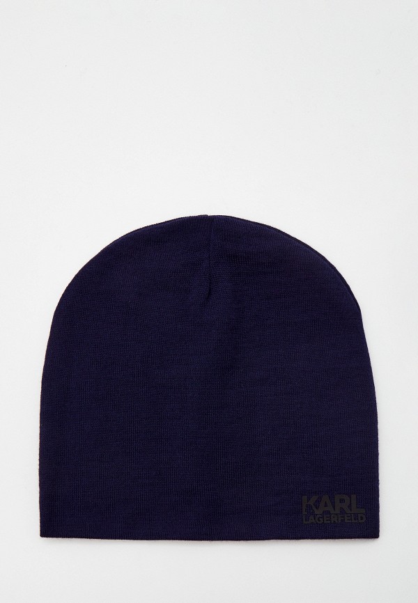 мужская шапка karl lagerfeld, синяя