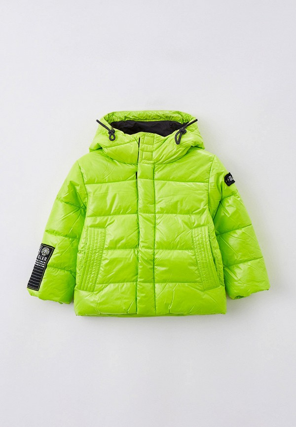 куртка gulliver для мальчика, зеленая