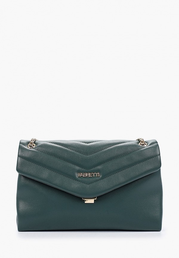 женская сумка fabretti, зеленая