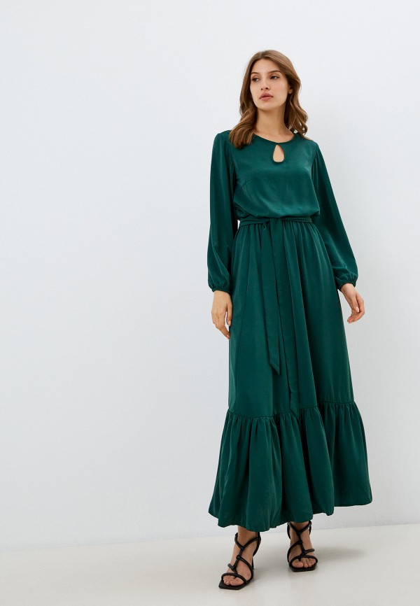женское повседневные платье toku tino, зеленое