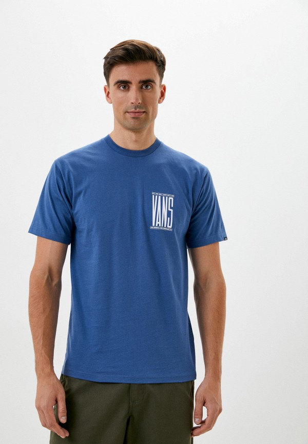 мужская спортивные футболка vans, синяя