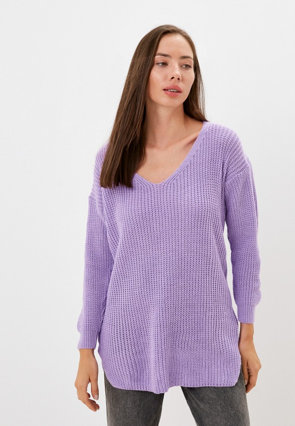 женский пуловер dunia, фиолетовый