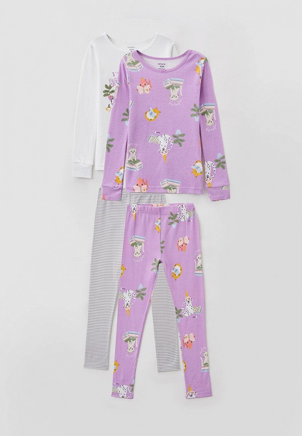 пижама carter’s для девочки, разноцветная