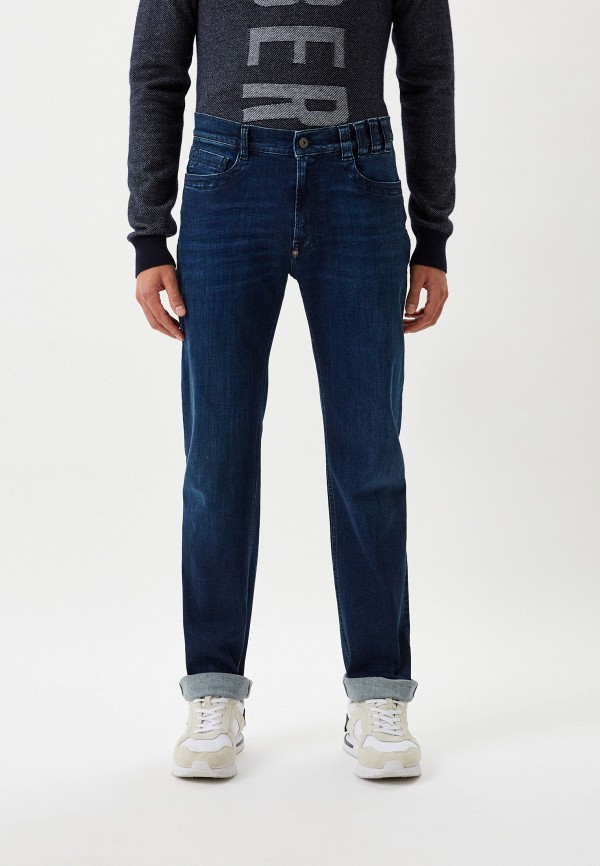 мужские прямые джинсы bikkembergs, синие