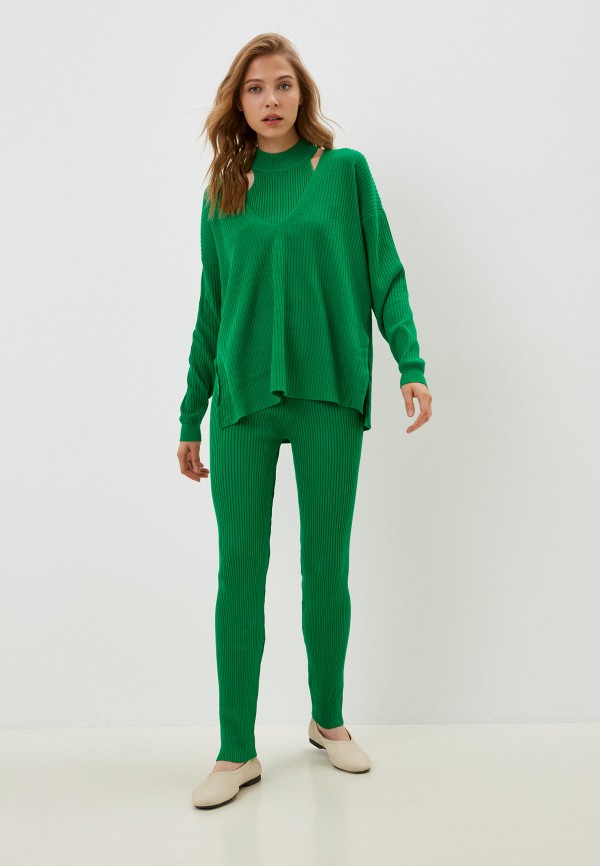 женский костюм izabella, зеленый