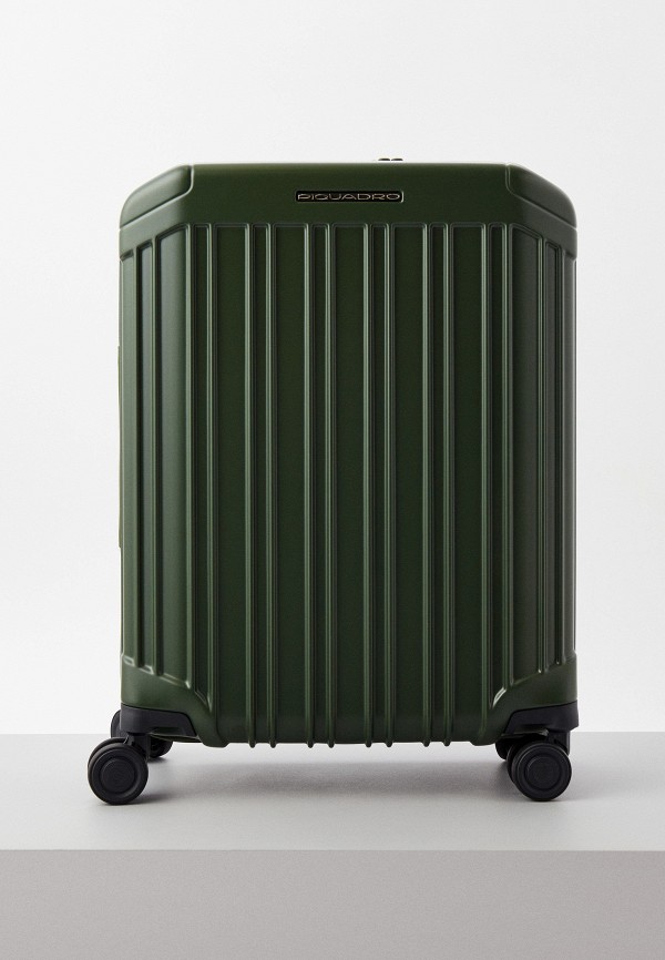женский чемодан piquadro, зеленый