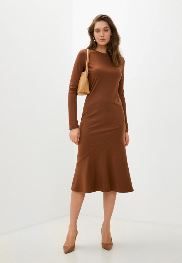 женское повседневные платье trendyangel, коричневое