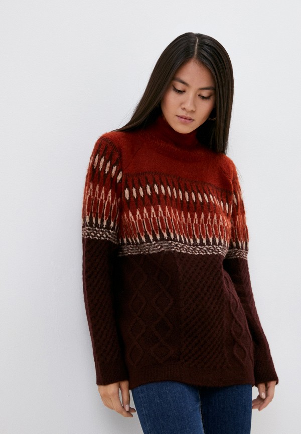 женский свитер koton, коричневый
