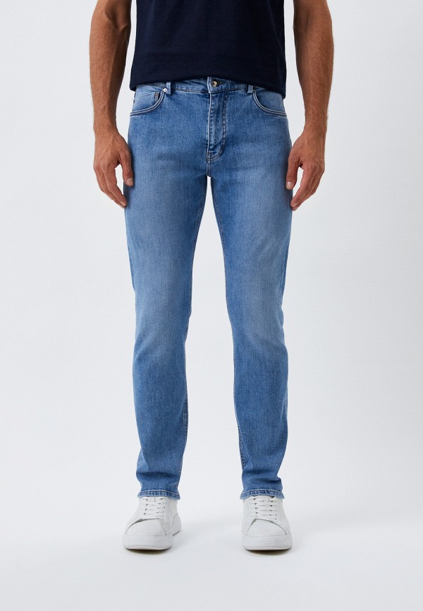 мужские прямые джинсы pal zileri, голубые