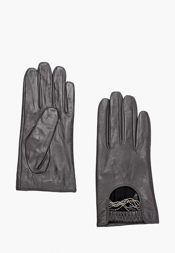 женские перчатки fabretti, серые