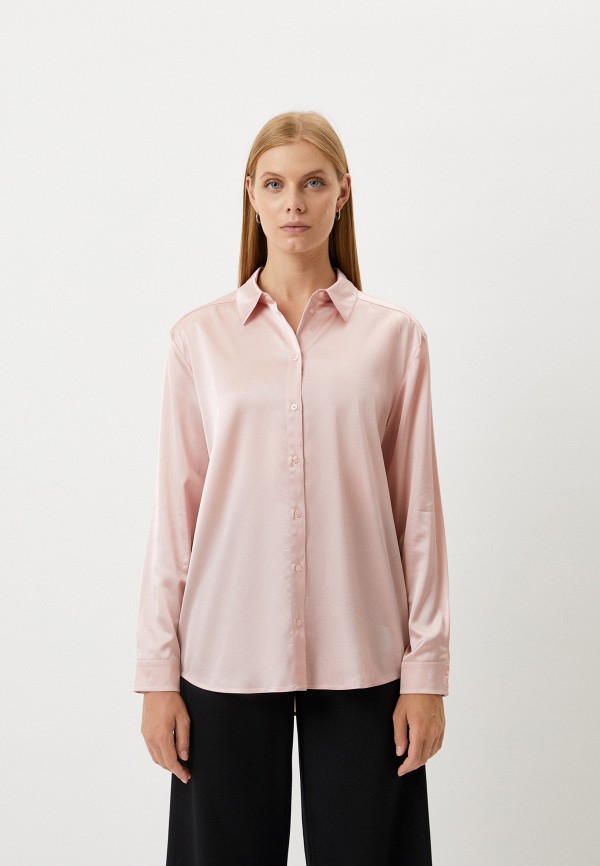 женская блузка hugo, розовая