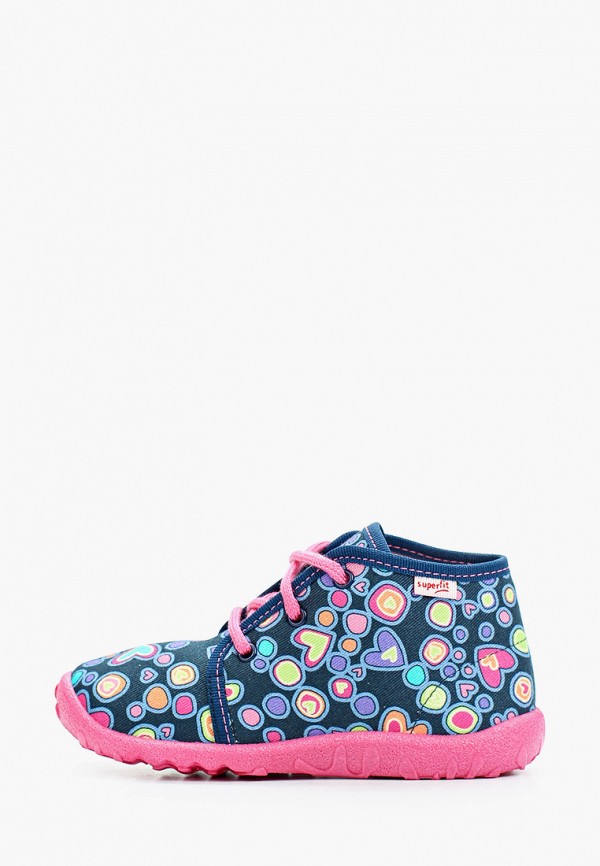 ботинки superfit для девочки, разноцветные