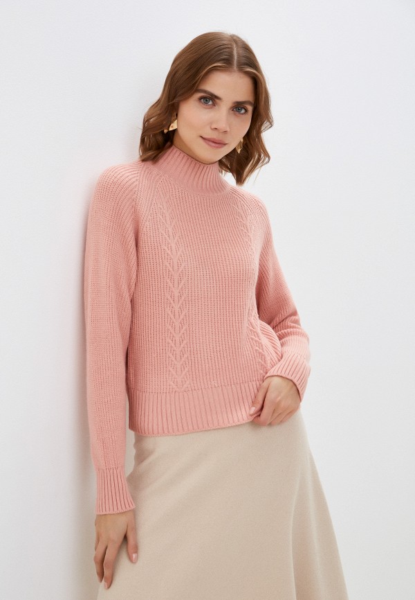 женский свитер pink orange, розовый