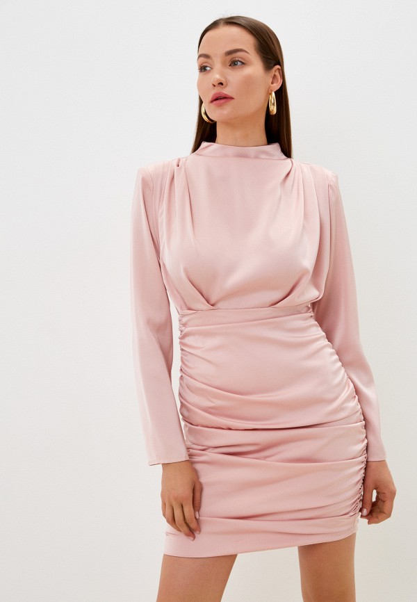 женское платье-футляр rainrain, розовое