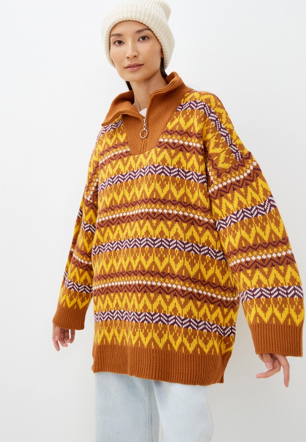 женский свитер lakressi, коричневый