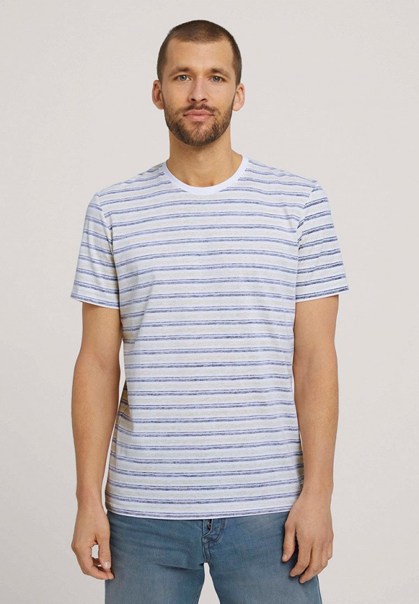 мужская футболка с коротким рукавом tom tailor, разноцветная
