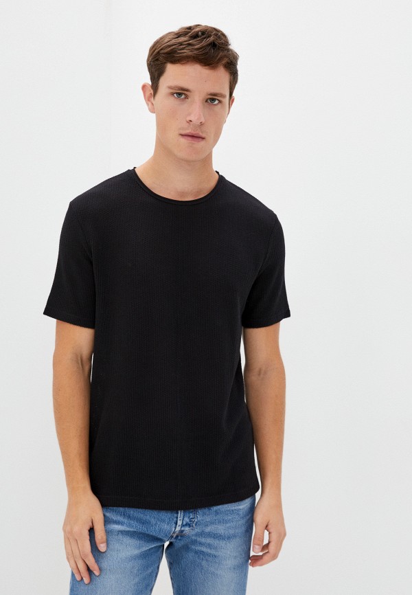 мужская футболка с коротким рукавом aarhon, черная