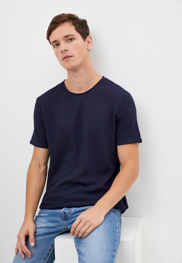 мужская футболка с коротким рукавом aarhon, синяя