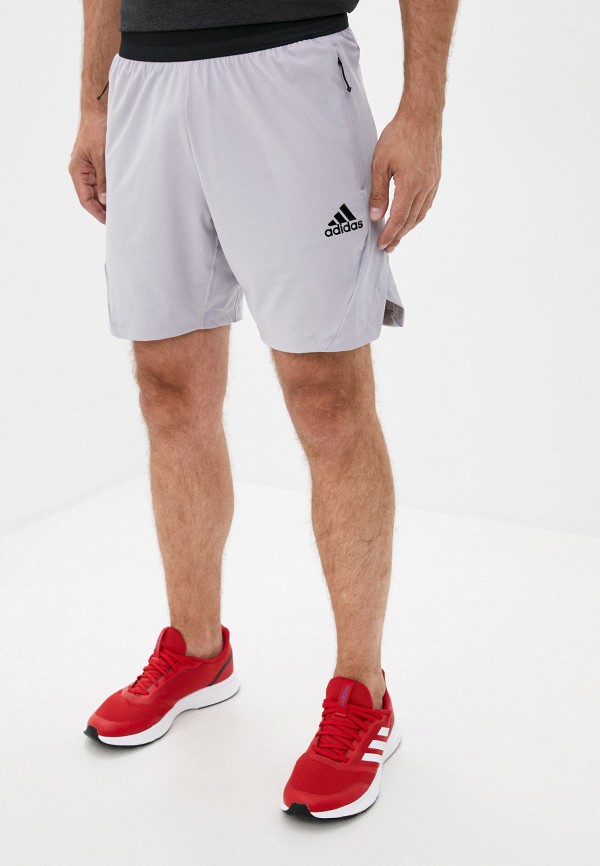 мужские спортивные шорты adidas, серые
