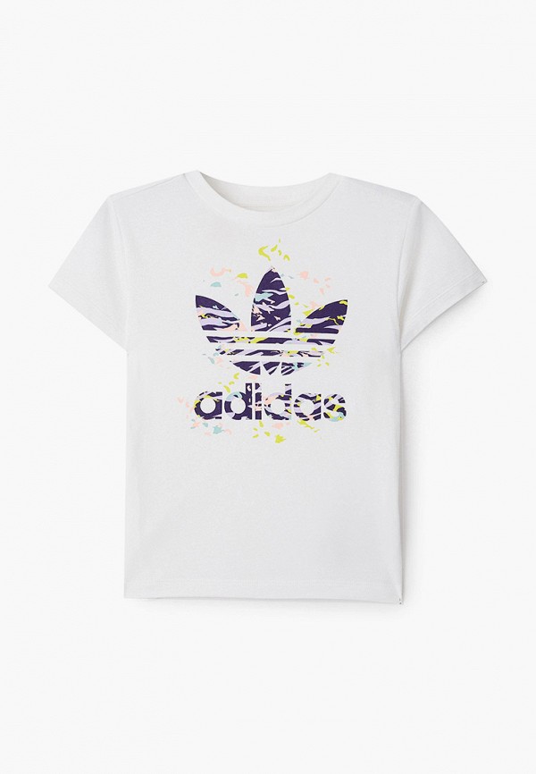 футболка adidas для мальчика, белая