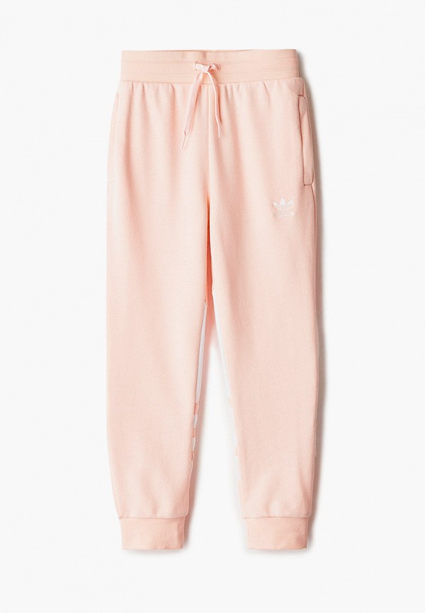 спортивные брюки adidas для девочки, розовые